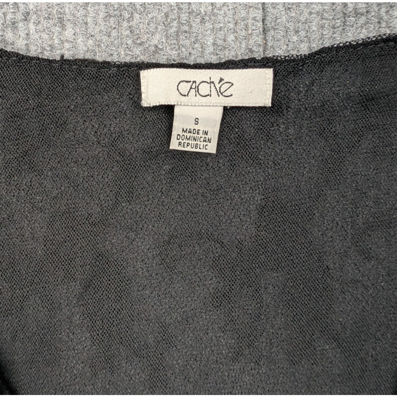 Vintage Cache Blouse Womens Small Black Sheer Lace Whimsigoth 90s Witchy Gothic - Picture 3 of 6